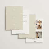 "Sense and Sensibility" - Wedding Invitations in Cloud by Design Lotus - Back of Card Options