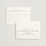 "Cambridge" - Wedding Invitations in Tuxedo by Amy Kross - FREE Recipient Addressing