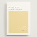 "Colorfield" - Wedding Invitations in Buttercup by Snow and Ivy - Front