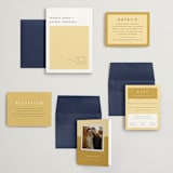 "Colorfield" - Wedding Invitations in Buttercup by Snow and Ivy - Invitation Suite