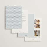 "Modernne" - Wedding Invitations in Powder by Carolyn MacLaren - Back of Card Options