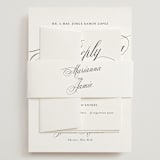 "Best is yet to come" - Wedding Invitations in Classique by Design Lotus - Assembled with Belly Band