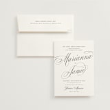 "Best is yet to come" - Wedding Invitations in Classique by Design Lotus - Invitation with Envelope