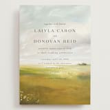 "Savanna" - Wedding Invitations in Fern by Lindsay Megahed - Front