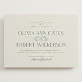 "Chantilly" - Wedding Invitations in Emerald by Kimberly Morgan - Front