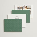 "Chantilly" - Wedding Invitations in Emerald by Kimberly Morgan - Back of Card Options