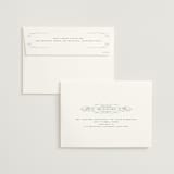 "Chantilly" - Wedding Invitations in Emerald by Kimberly Morgan - FREE Recipient Addressing