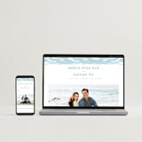 "Glisten" - Wedding Invitations in Rose Quartz by Sam Dubeau - FREE Wedding Website