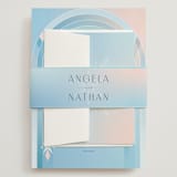 "Disney's Frozen True Love" - Wedding Invitations in Frozen by Lori Wemple - Assembled with Belly Band