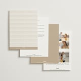 "Extravagant" - Wedding Invitations in Natural by Jessie Steury - Back of Card Options
