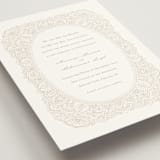 "Extravagant" - Wedding Invitations in Natural by Jessie Steury - Detail