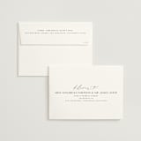 "Modern Classic Names" - Wedding Invitations in Onyx by Emily Betts - FREE Recipient Addressing
