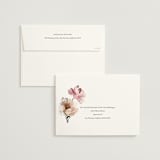 "Chalk Floral" - Wedding Invitations in Dove by Olivia Kanaley Inman - FREE Recipient Addressing