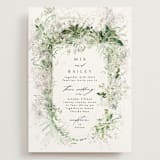 "Lush Greenery" - Wedding Invitations in Fresh Green by Phrosné Barwood - Front