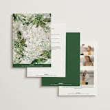 "Lush Greenery" - Wedding Invitations in Fresh Green by Phrosné Barwood - Back of Card Options