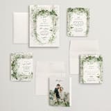 "Lush Greenery" - Wedding Invitations in Fresh Green by Phrosné Barwood - Invitation Suite