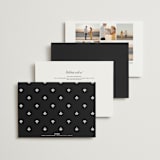 "Simply Classic" - Wedding Invitations in Ebony by Laura Hamm - Back of Card Options