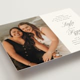 "Simply Classic" - Wedding Invitations in Ebony by Laura Hamm - Detail