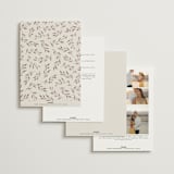 "Delicate monogram" - Wedding Invitations in Ecru by Hooray Creative - Back of Card Options