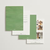 "Farm and Field" - Wedding Invitations in Barn by Paper Sun Studio - Back of Card Options