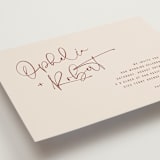 "Millennial" - Wedding Invitations in Rose by Hooray Creative - Detail