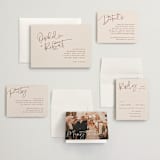 "Millennial" - Wedding Invitations in Rose by Hooray Creative - Invitation Suite