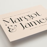 "SoHo" - Wedding Invitations in Blush by Hudson meet Rose - Detail