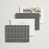 "Sector" - Wedding Invitations in Snow by Kaydi Bishop - Back of Card Options