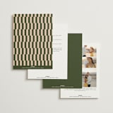 "Martini" - Wedding Invitations in Olive by Pixel and Hank - Back of Card Options