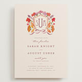 "Crest Fall" - Wedding Invitations in Autumn by Pink House Press - Front