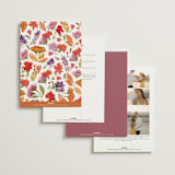 "Crest Fall" - Wedding Invitations in Autumn by Pink House Press - Back of Card Options