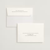 "Convergence" - Wedding Invitations in Cream by Annie Lowe - FREE Recipient Addressing