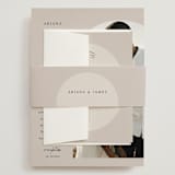 "the arch" - Wedding Invitations in Stone by Elly - Assembled with Belly Band