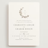 "Daphne" - Wedding Invitations in Sepia by Itsy Belle Studio - Front