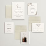 "Daphne" - Wedding Invitations in Sepia by Itsy Belle Studio - Invitation Suite