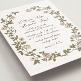 "Vintage Roses" - Wedding Invitations in Snow by Tara Grangroth - Detail