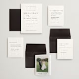 "Classic Chic" - Wedding Invitations in Pearl by Shirley Lin Schneider - Invitation Suite