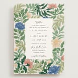 "Floral Garden" - Wedding Invitations in Garden by Elly - Front