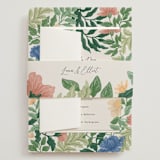 "Floral Garden" - Wedding Invitations in Garden by Elly - Assembled with Belly Band