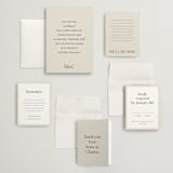 "monogram edit" - Wedding Invitations in Sandstone by Sara Hicks Malone - Invitation Suite