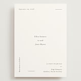 "Tuscany" - Wedding Invitations in Ink by Blustery August - Front