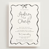 "quirky fun" - Wedding Invitations in Tuxedo by Cass Loh - Front