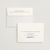 "Swirl Frame" - Wedding Invitations in Cobalt by mo kelley - FREE Recipient Addressing