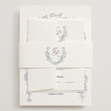 "Hydrangea" - Wedding Invitations in Toscana by Claudia Orengo - Assembled with Belly Band