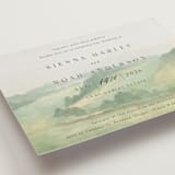"The Vow" - Wedding Invitations in Meadow by Elly - Detail