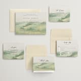 "The Vow" - Wedding Invitations in Meadow by Elly - Invitation Suite
