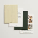 "Mountain View" - Wedding Invitations in Forest by Nam Bourassa - Back of Card Options