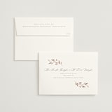 "Lennox" - Wedding Invitations in Harvest by Kristie Kern - FREE Recipient Addressing