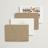 "Left Stack" - Wedding Invitations in Vanilla by Alethea and Ruth - Back of Card Options