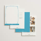 "darby" - Wedding Invitations in Azure by Kelly Watkins - Back of Card Options